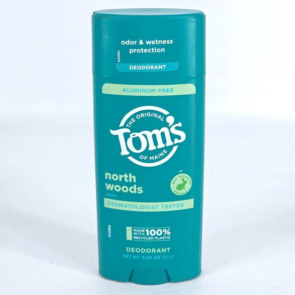 Natural Deodorant Pack of 3 Tom's of Maine‎ North Woods 3.25 oz Aluminum Free